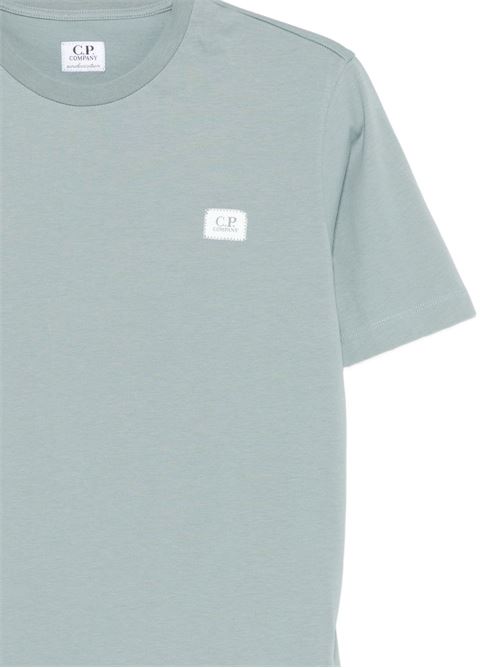 T-shirt bambino CP Company silver e blu CP COMPANY kids | CMM00SLAA1742210